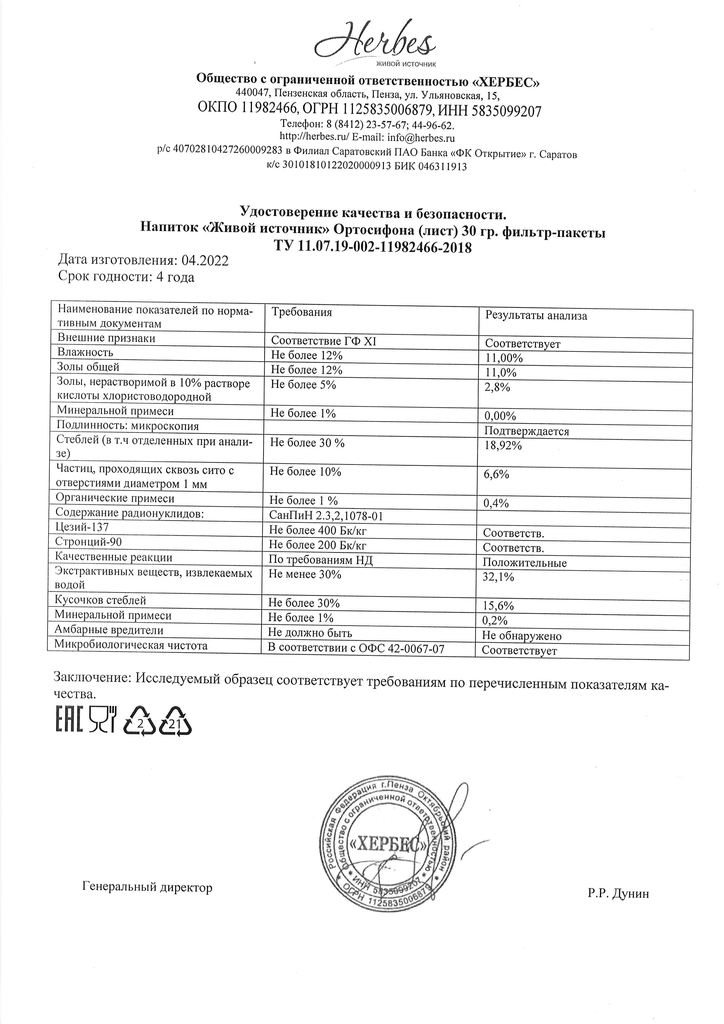Паспорт №042022